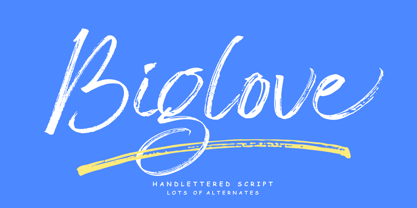 Font Biglove